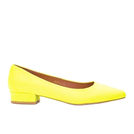 Zapatos de tacón amarillo neón de Jody Zapatos de tacón amarillo neón de Jody