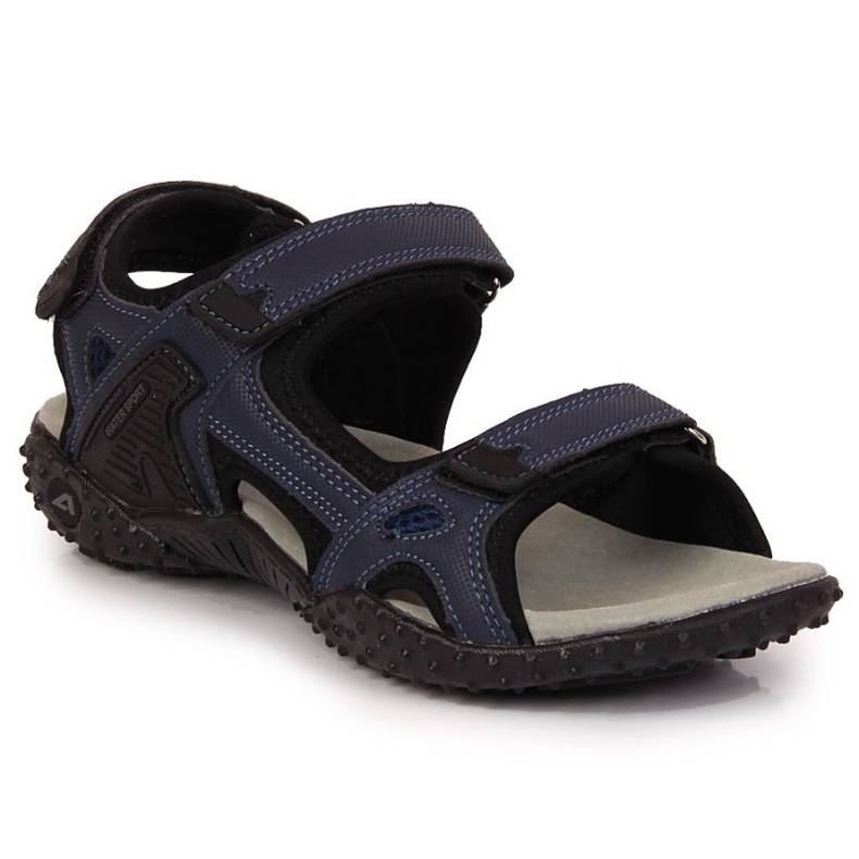 American Club W AM887B sandalias deportivas velcros azul marino