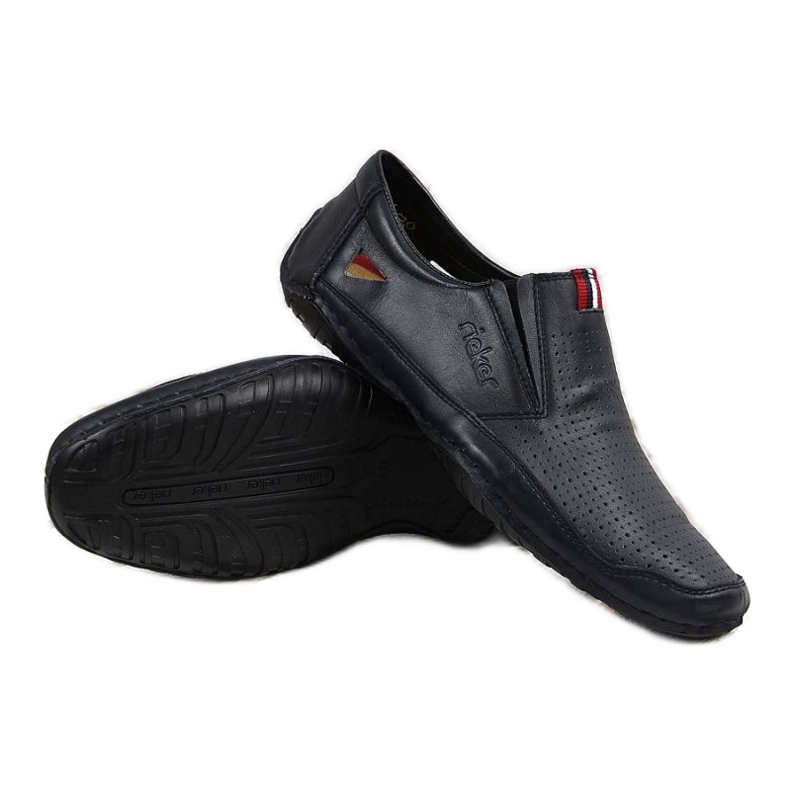 Zapatos Rieker M RKR193 azul marino