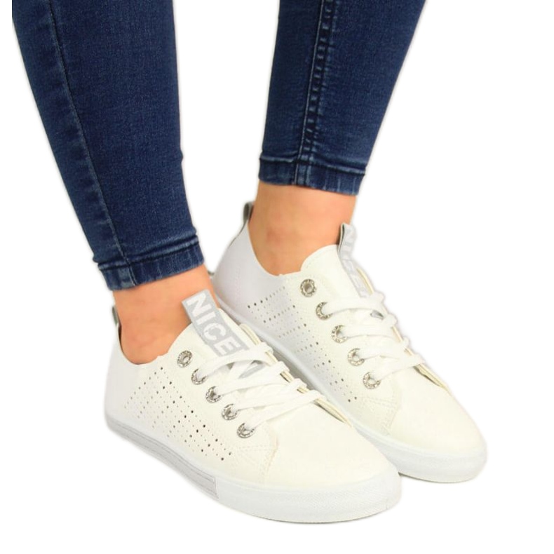Zapatillas deportivas de ecopiel Filippo W PAW221A blanco