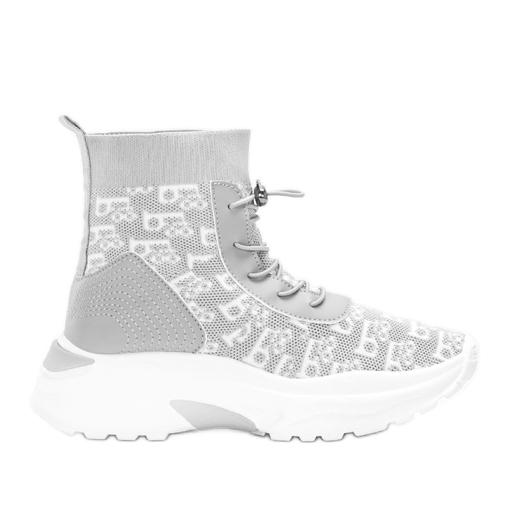 Deportivas Erma de mujer grises blanco