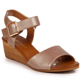Sandalias cuña Sergio Leone W SK376A beige