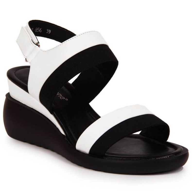 Sandalias con cuña Sergio Leone W SK377B blanco