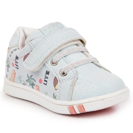 Deportivas velcros American Club Jr AM883B azul