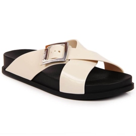 Pantuflas Meliski Zaxy W JJ285057 crema crudo