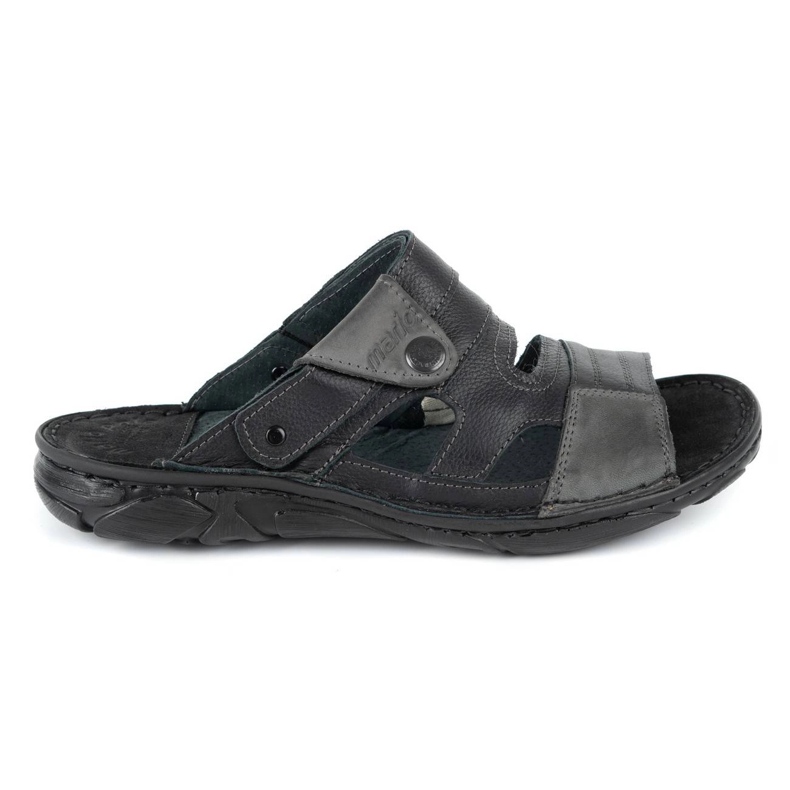 Olivier Babuchas hombre piel 460MP negro