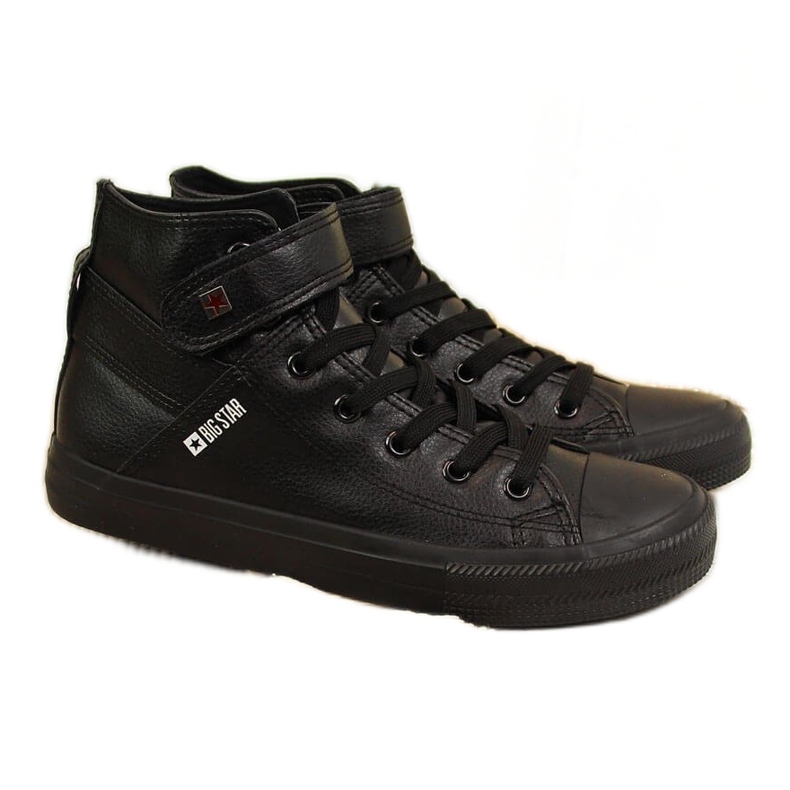 Deportivas negras con velcro ecopiel Big Star V274542 negro