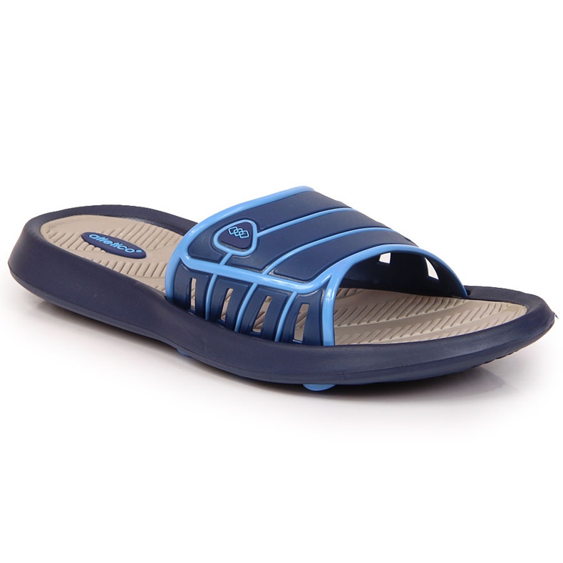 Atletico Chanclas de goma de hombre Atlético azul marino