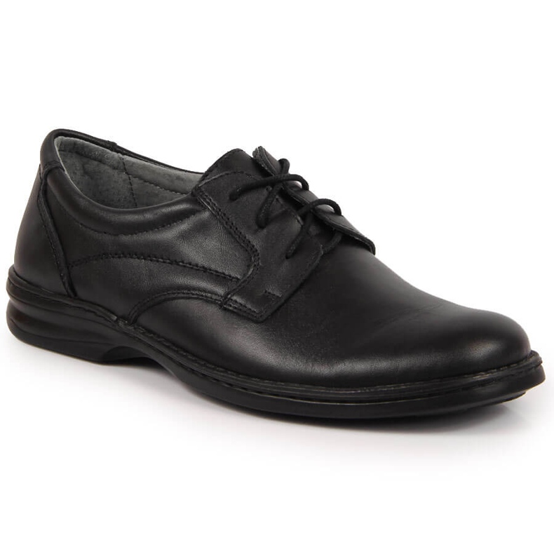 Zapatos cómodos hombre piel negro Helios 872 Zapatos cómodos hombre piel negro Helios 872