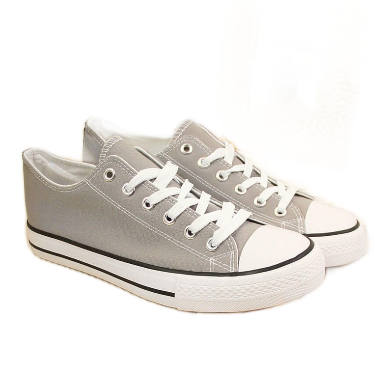 Zapatillas atletico grises bajas