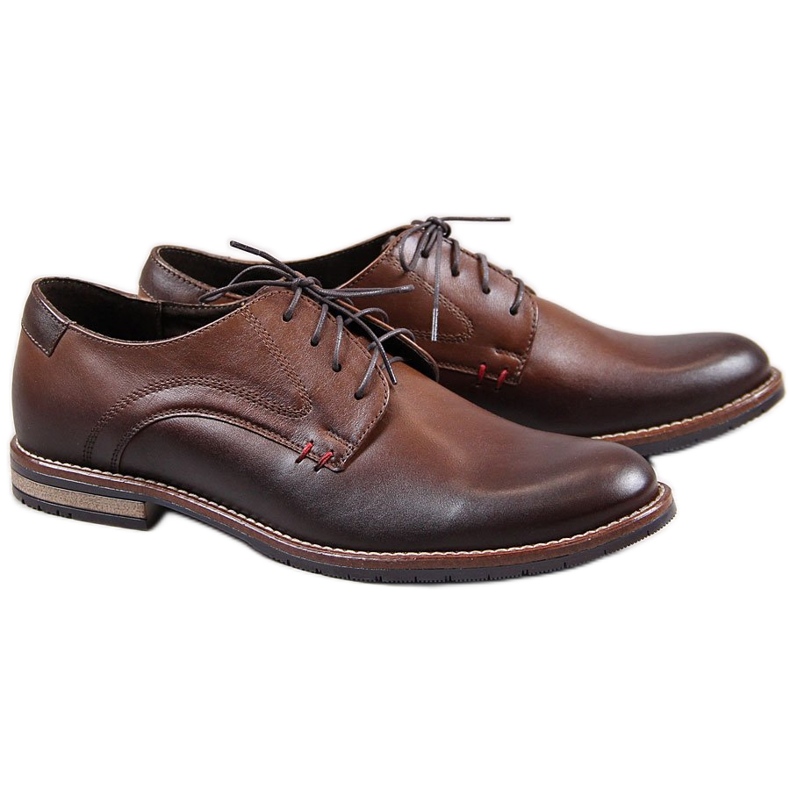 Zapatos hombre Gregor 1836 piel marrón