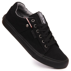 Deportivas bajas de tejido negro Big Star AA274513