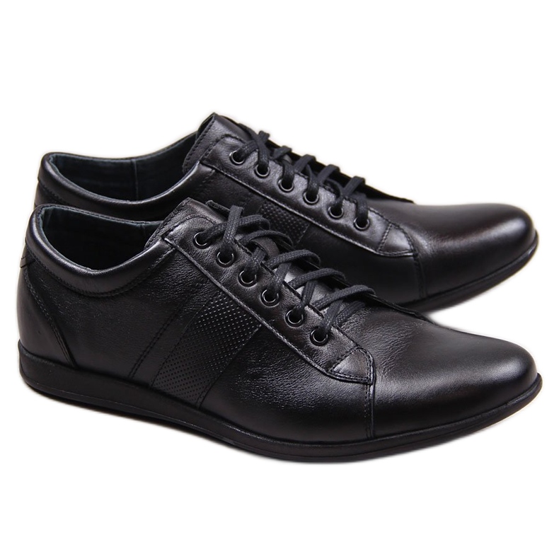 Zapato casual hombre piel negro Gregor 2063