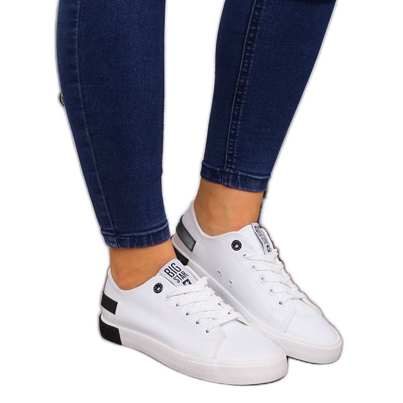 Bailarina ecopiel blanca Big Star FF274175 blanco