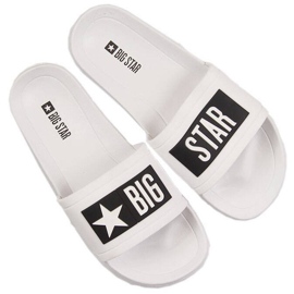 Chanclas piscina hombre blancas Big Star DD174700 blanco