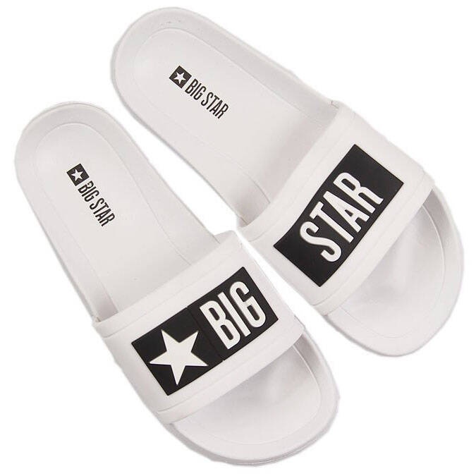 Chanclas piscina hombre blancas Big Star DD174700 blanco