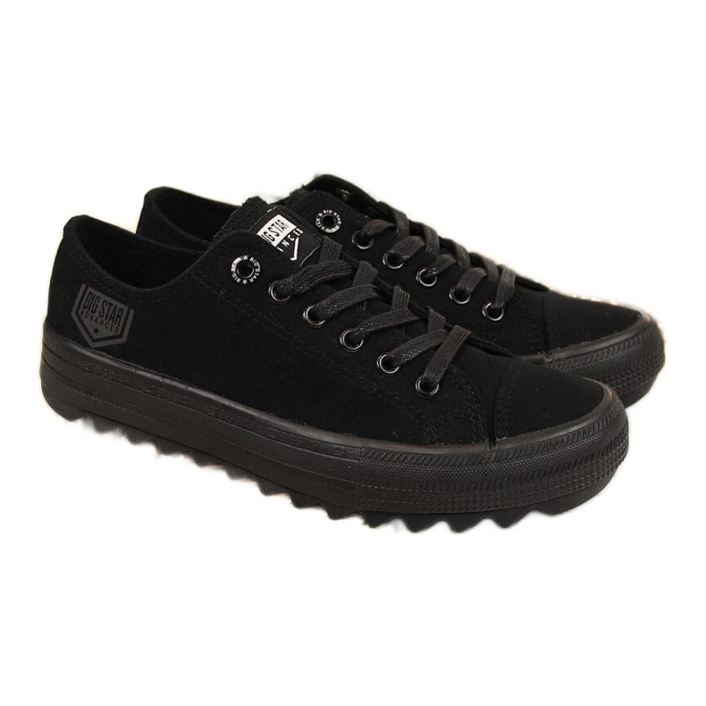Deportivas bajas de tejido negro Big Star FF274248