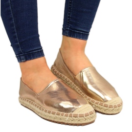 Alpargatas de mujer con ecopiel dorada Big Star HH274503 dorado