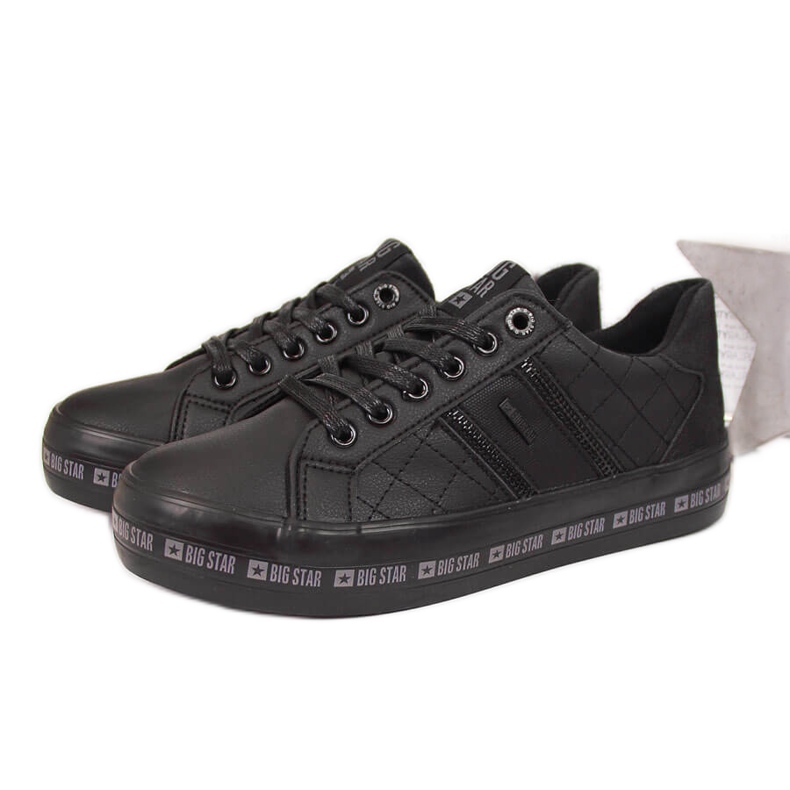 Black Black Big Star II274070, zapatillas bajas para mujer negro