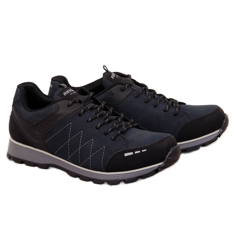 Zapatos de hombre azul marino Rieker B5720-01