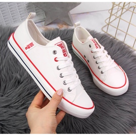 Deportivas bajas de ecopiel blanca Big Star JJ274130 blanco