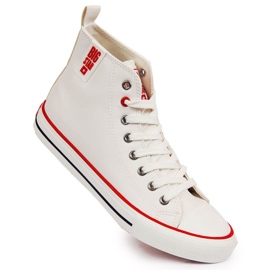 Zapatilla alta polipiel blanca Big Star JJ274132 blanco