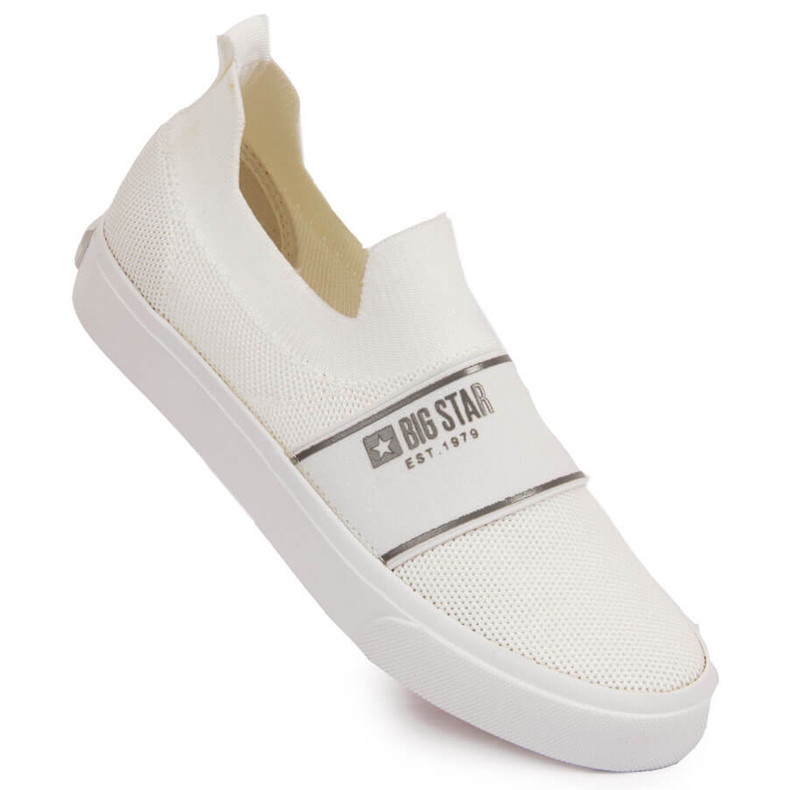 Zapatillas blancas sin cordones Big Star JJ274092 blanco