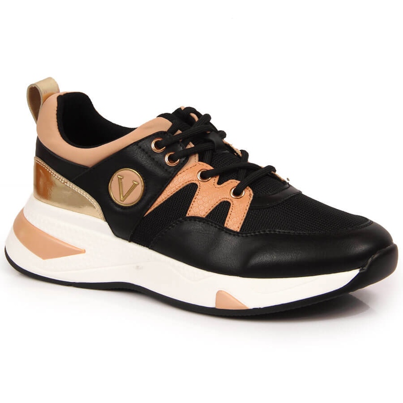 Deportivas de mujer con plataforma Vinceza en negro