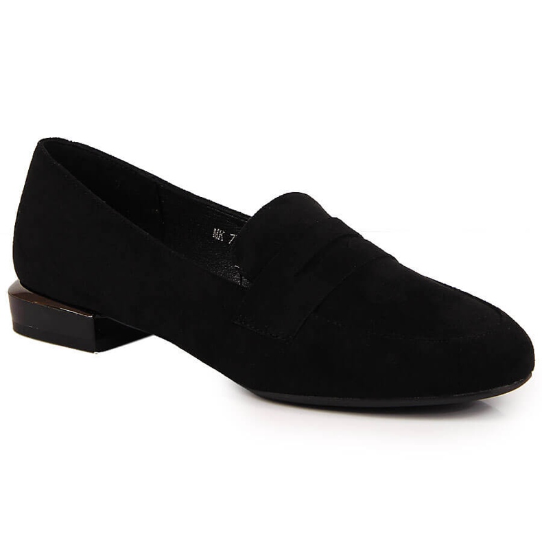 Zapatos negros de mujer, mocasines de Sergio Leone