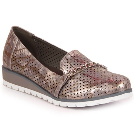 Zapatos mujer calados con cadena Lavender Jezzi violeta multicolor