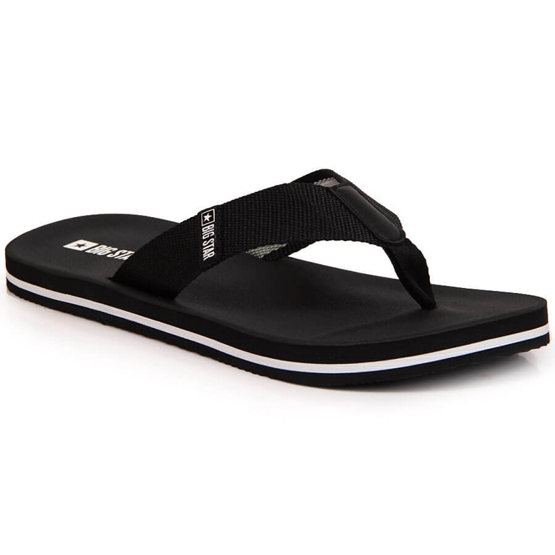 Chanclas de hombre negras Big Star JJ174519 negro