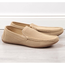 News Mocasines hombre calados beige NOVEDADES