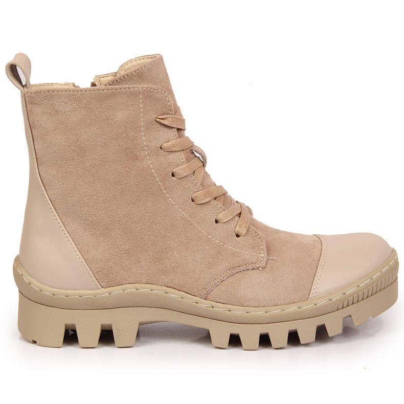S.Barski Deportivas mujer plataforma DA beige