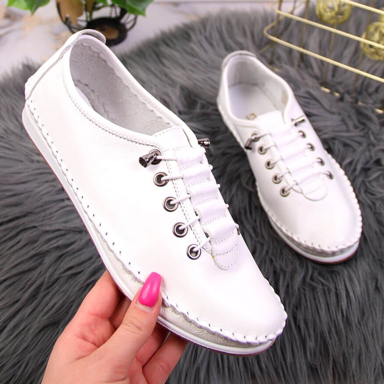 Slip-on mujer piel blanca Artiker