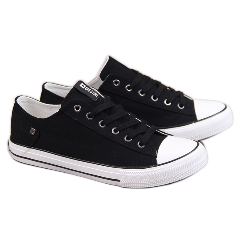 Deportivas bajas negras de hombre Big Star DD174273 negro