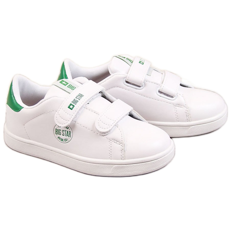 Deportivas infantiles ecopiel velcro blanco Big Star DD374029