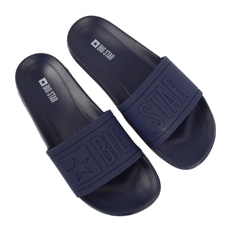 Big Star DD274A269 zapatillas de playa de goma azul marino