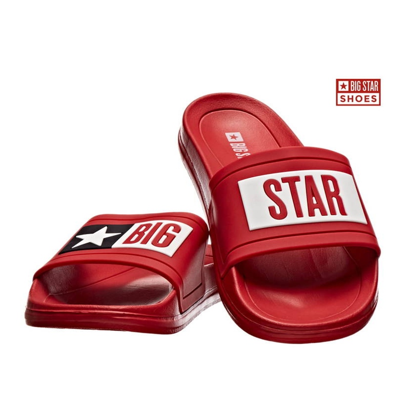 Red Big Star DD274A267 zapatillas de playa de goma roja rojo