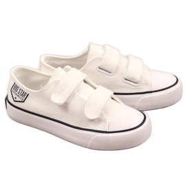 Deportivas infantiles blancas con velcro Big Star FF374061 blanco