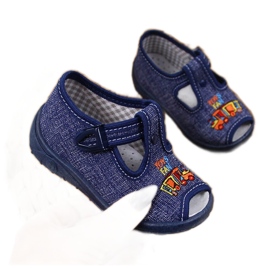 Chanclas niños sandalias casa azul marino Nazo