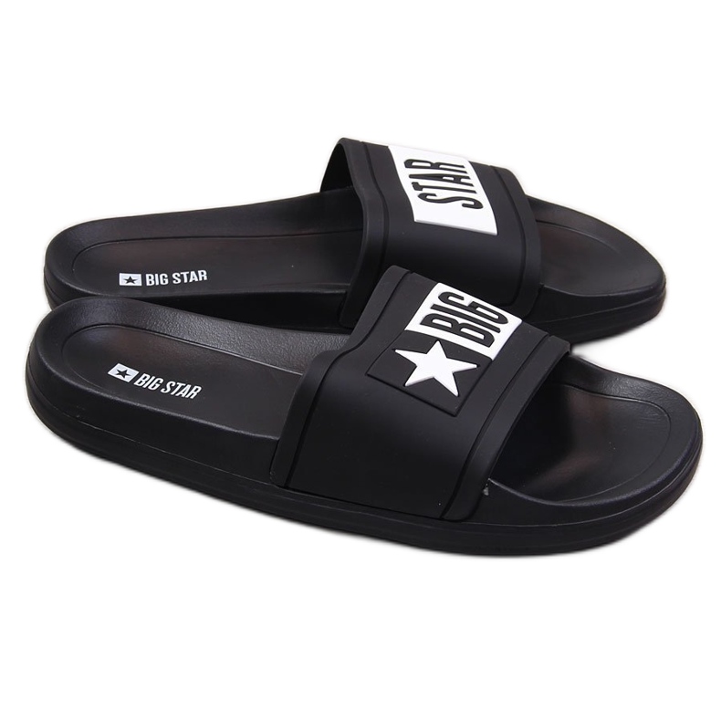 Chanclas de piscina infantil negras Big Star DD374150 negro