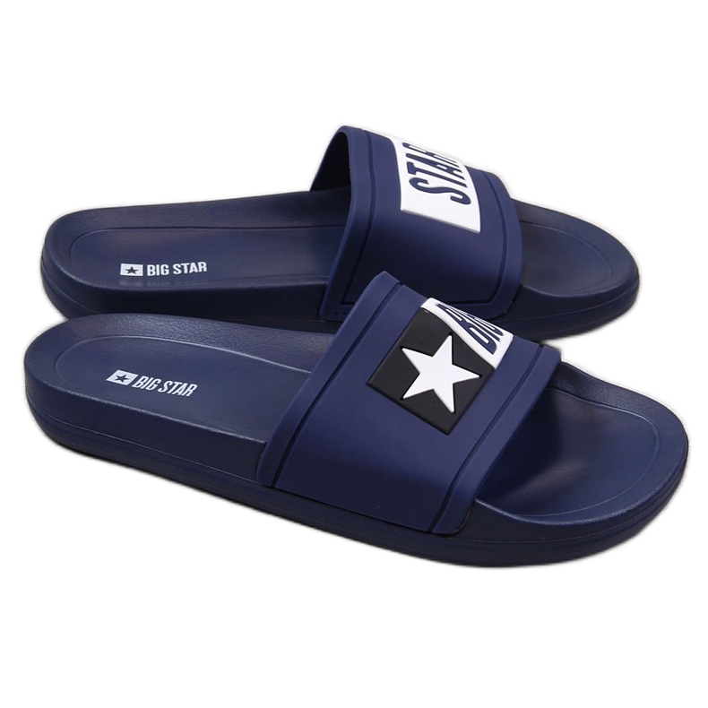 Zapatillas de casa para niños para piscina azul marino Big Star DD374152