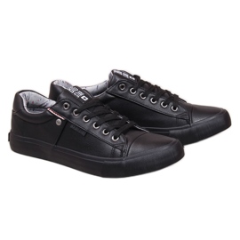 Zapatilla baja de hombre ecopiel negra Big Star GG174029 negro