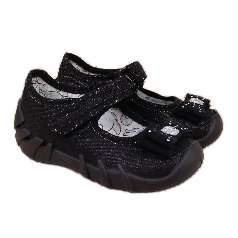 Bailarinas niña Befado negras velcro negro