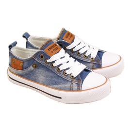 Deportivas bajas de niño American Club azul marino