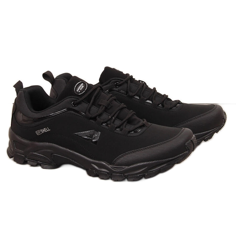Zapatos de trekking impermeables de hombre American Club negros