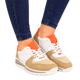 Deportivas mujer blanco y beige Rieker M6910 Deportivas mujer blanco y beige Rieker M6910