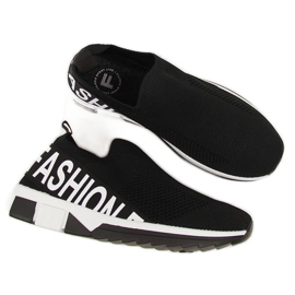 Calcetines deportivos mujer slip on negros Filippo shoes