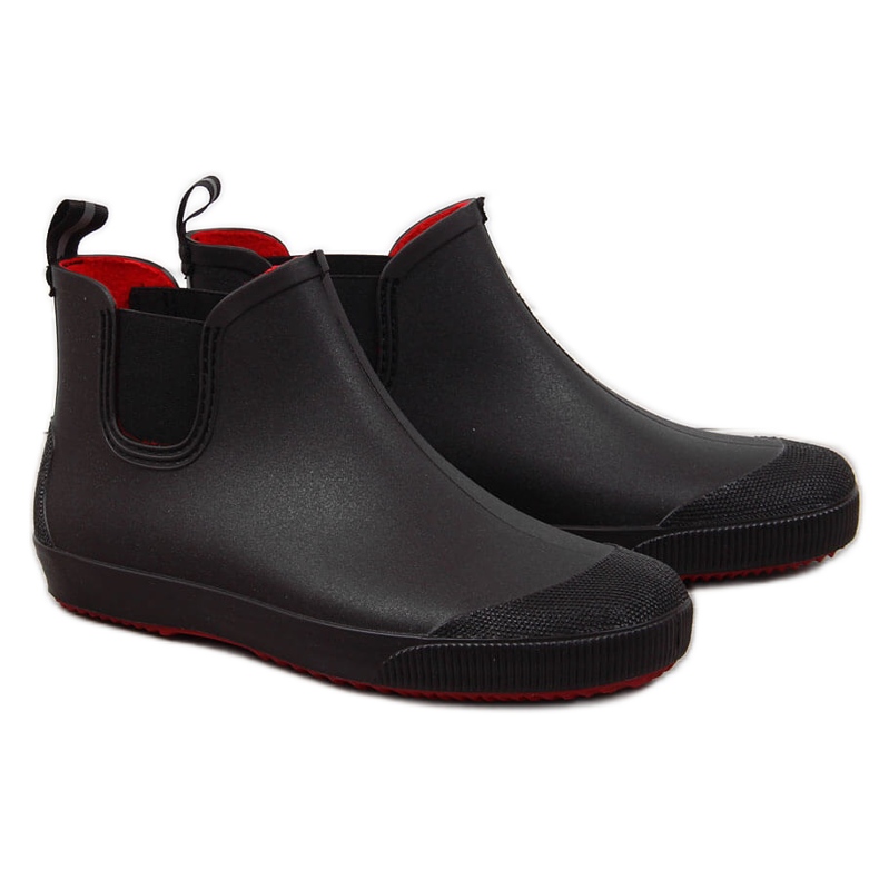 Nordmann Botas jodhpur impermeables chanclos negros hombre