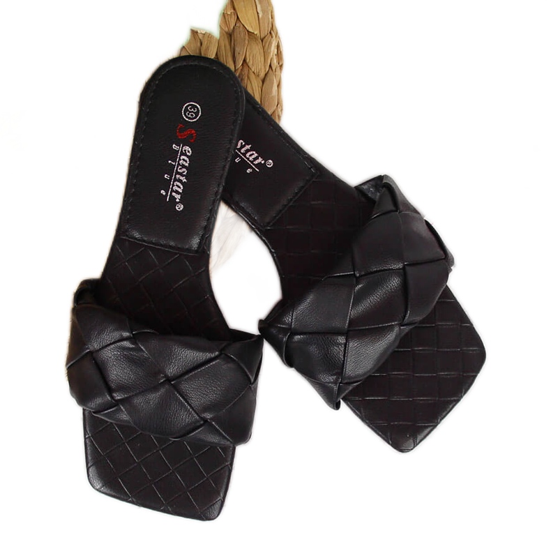 Pantuflas mujer acolchadas Seastar negras negro